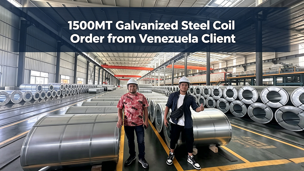 1500MT Galvanized Steel Coil Order from Venezuela Client