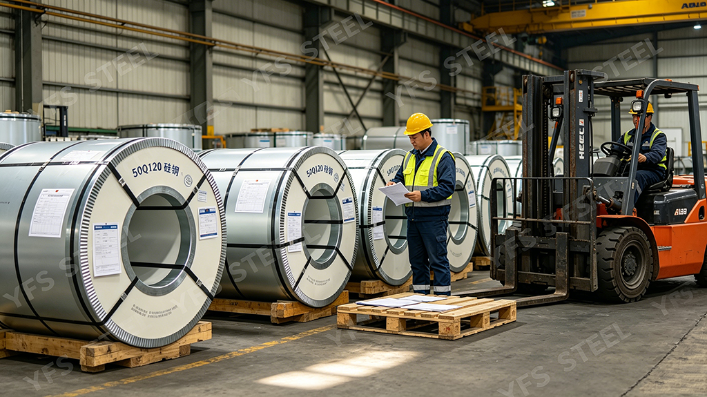 Iraqi Client Signs Order On-Site After Factory Visit: 1.2 Tons of 50Q120 Silicon Steel Coils Confirmed