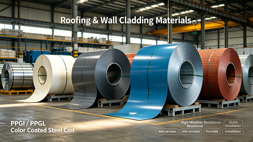 PPGI/PPGL Color Coated Galvanized/Galvalume Steel Coil for Building